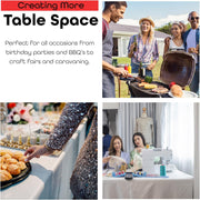 DIVCHI Folding Table 6ft 1.8M